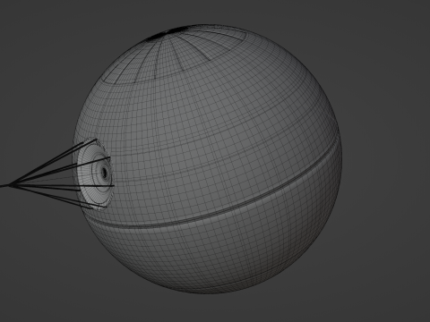 Death Star STAR WARS 3D मॉडल