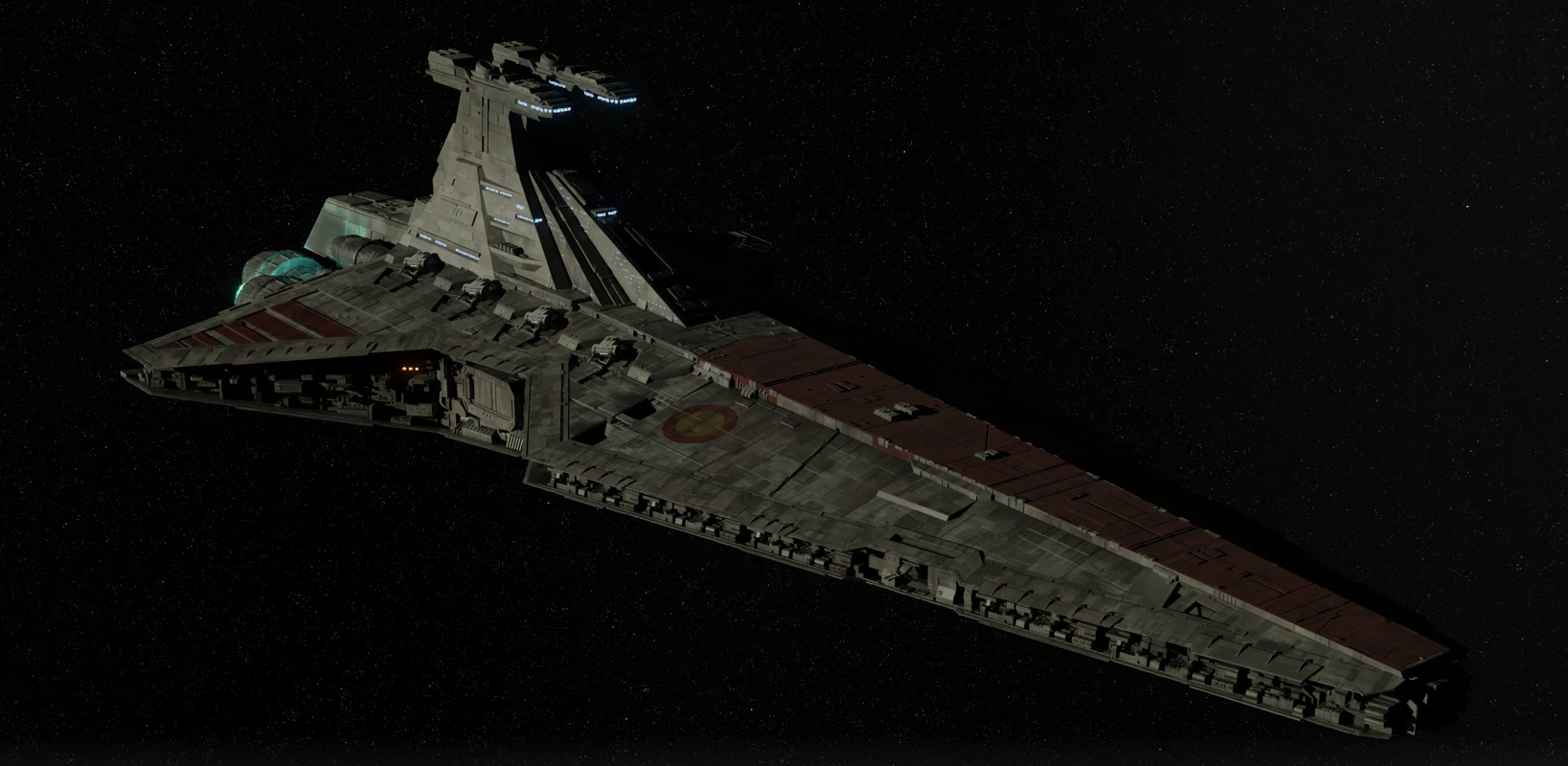 VENATOR STAR WARS 3D Model .c4d .max .obj .3ds .fbx .stl .blend 