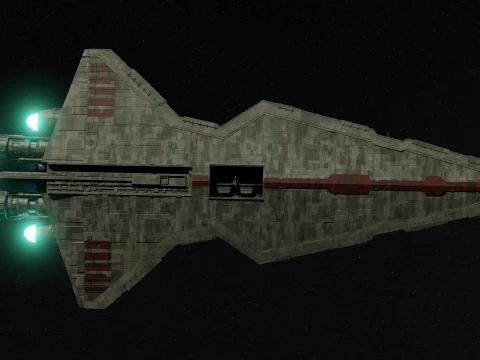VENATOR STAR WARS 3D Model