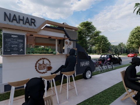 Food Truck 3D Model