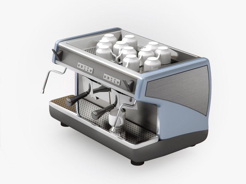 3D Coffe Machine 3D Model .c4d .max .obj .3ds .fbx .stl .blend