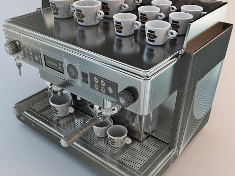 3D Coffe Machine 3D Model