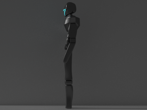 3D Cyborg Andromeda 3D मॉडल