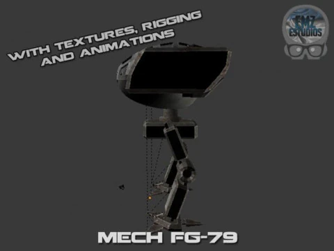 Mecha Robo FG-79 3D Model