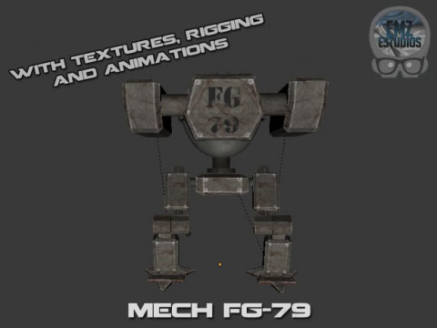 Mecha Robo FG-79 Modelo 3D