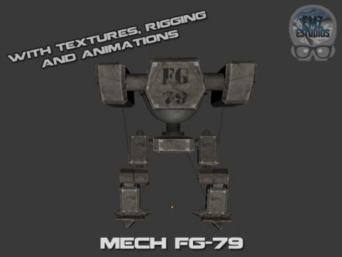 Mecha Robo FG-79 3D Model