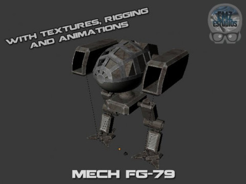 Mecha Robo FG-79 Modelo 3D