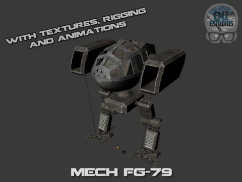 Mecha Robo FG-79 3D Model