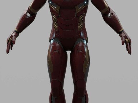 3D IronMan Modelo 3D
