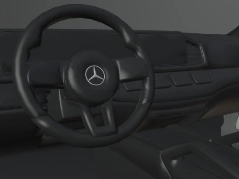 Mercedes Benz GLS 580 2020 3D Model