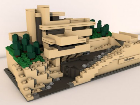 Lego Mansion 3D Model