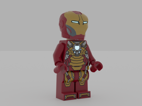 Iron Man LEGO 3D Model