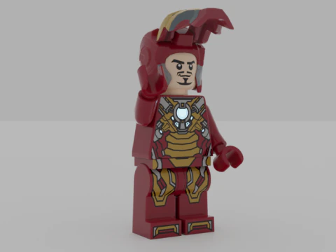 Iron Man LEGO 3D Model