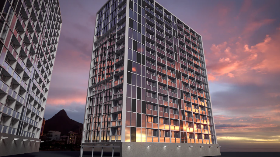 City 3D Model .c4d .max .obj .3ds .fbx .stl .blend 