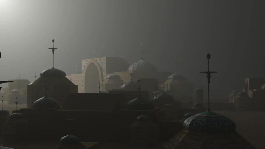 Uzbekistan Historical Architecture 3D Model .c4d .max .obj .3ds .fbx .stl .blend 