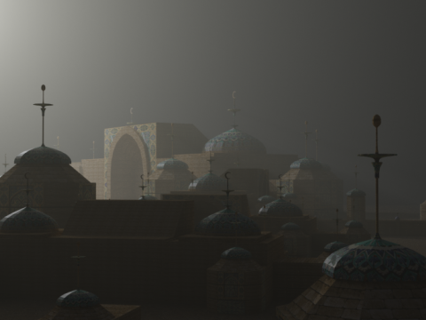 Uzbekistan Historical Architecture 3D Model