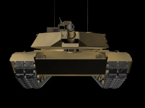 M1 Abrams American Main Battle Tank 3D Model