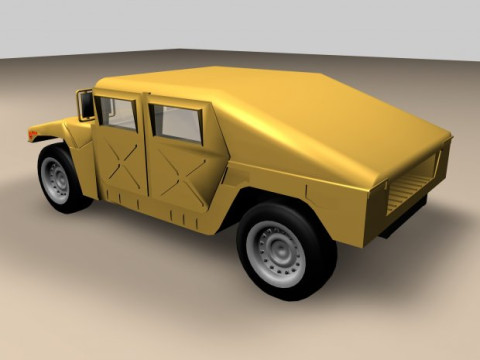 Humvee vehicle 3D Модель