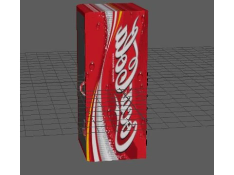 Coke fridge 3D Model