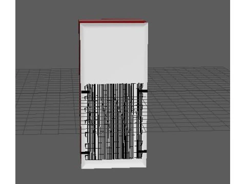 Coke fridge 3D Model