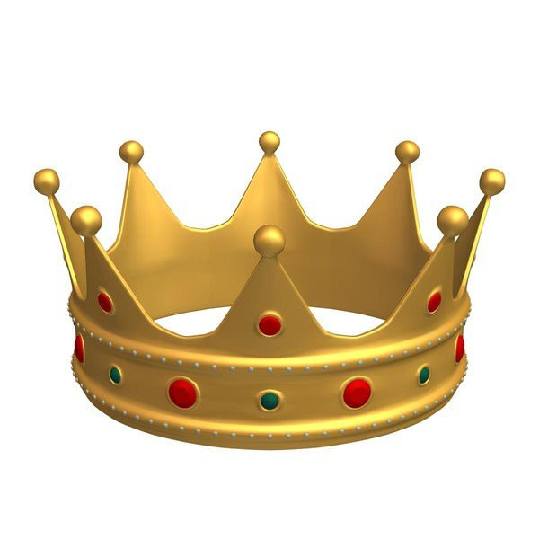 Golden Crown 3Dモデル .c4d .max .obj .3ds .fbx .stl .blend 