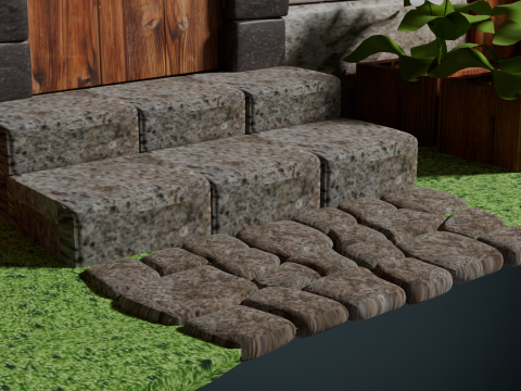 Medieval Cottage 3D Model
