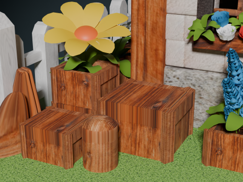 Medieval Cottage 3D Model