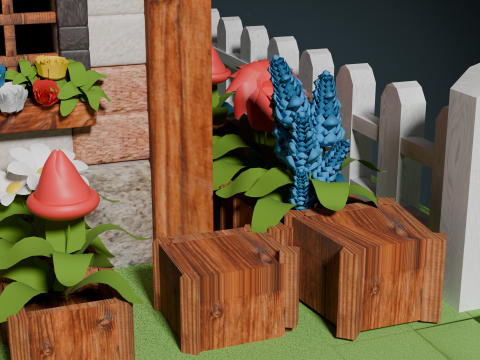 Medieval Cottage 3D Model