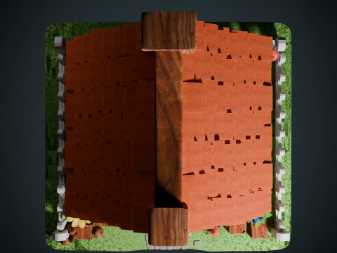 Medieval Cottage 3D Model