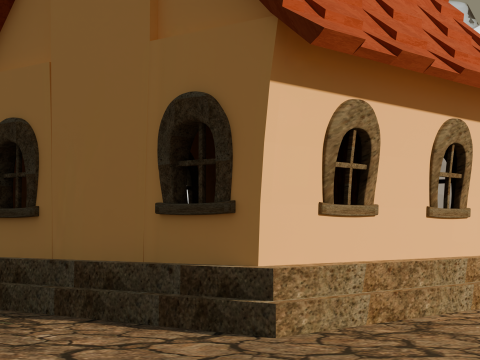 Alpine Cottage 3D Model