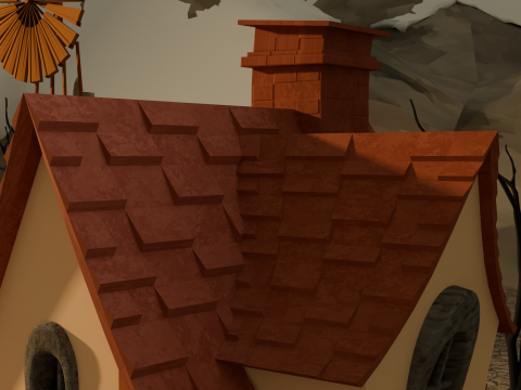 Alpine Cottage 3D Model