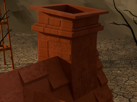 Alpine Cottage 3D Model