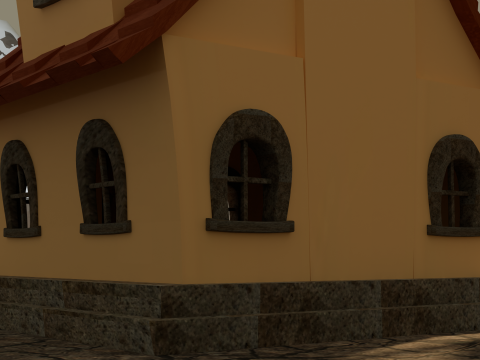 Alpine Cottage 3D Model