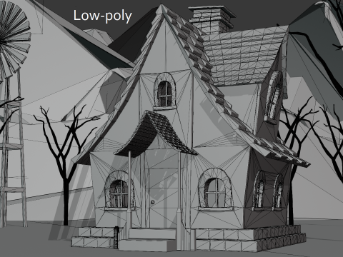 Alpine Cottage 3D Model
