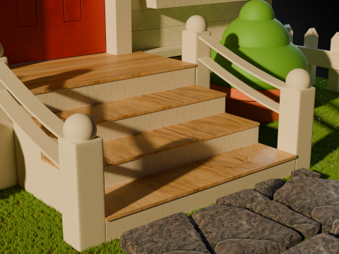 Wooden House 3Dモデル