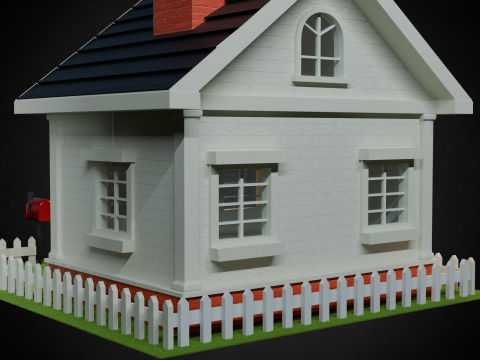 Wooden House 3Dモデル