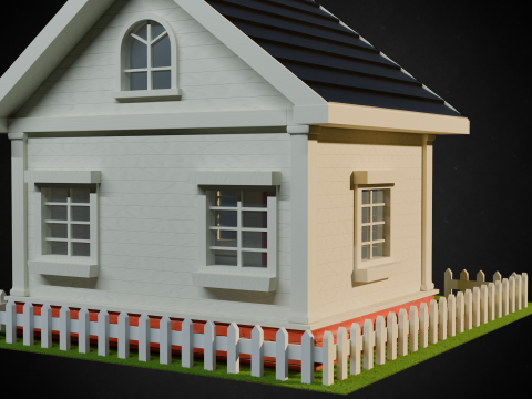 Wooden House 3Dモデル