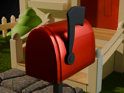 Wooden House 3D Model