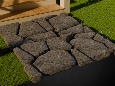 Wooden House 3D Model