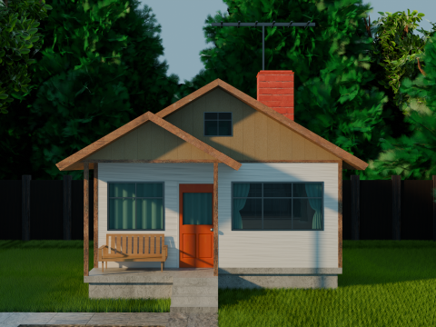 Modern Home 3D-Modell