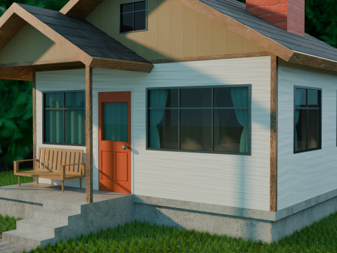 Modern Home 3D-Modell