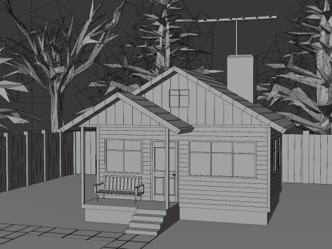 Modern Home 3D-Modell