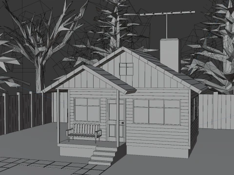 Modern Home 3D Model