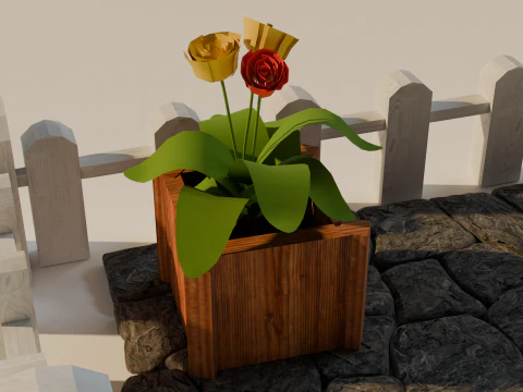Flower Pack 3D Model