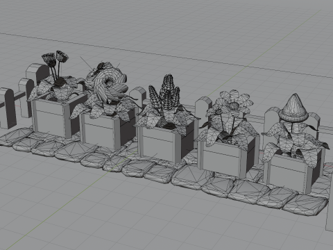 Flower Pack Modelo 3D
