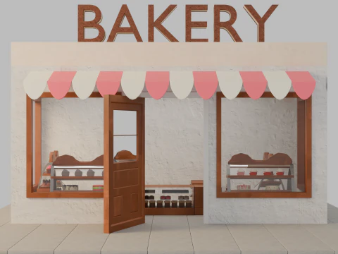 Bakery 3D Model