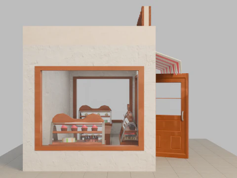 Bakery 3D Model