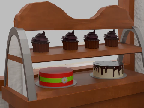 Bakery 3D Model