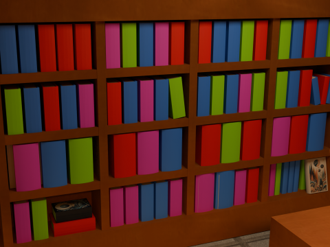 Book Store 3D Model