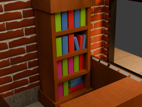 Book Store 3D Model